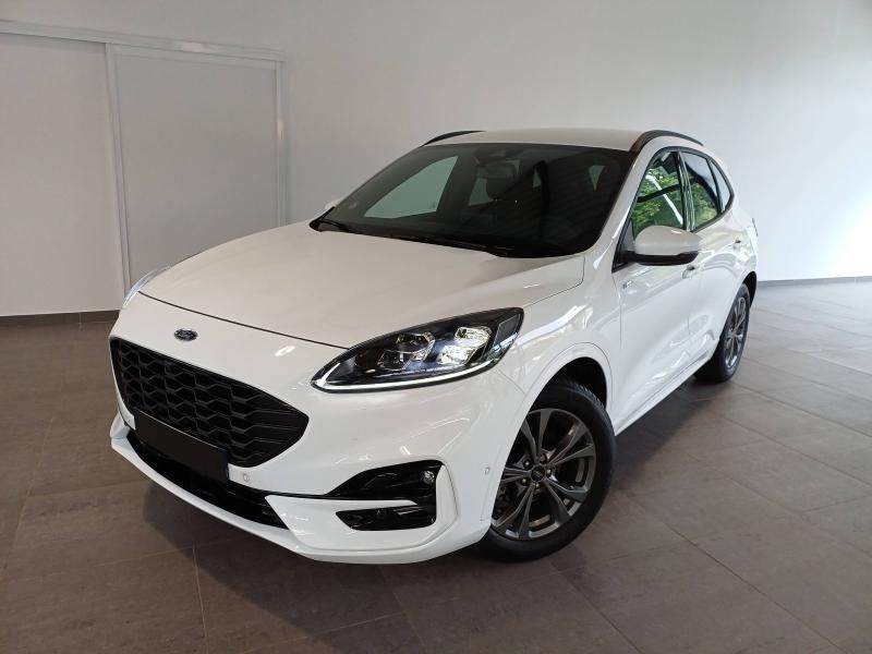 Théobald Occasion Ford Kuga SUV hybride blanc
